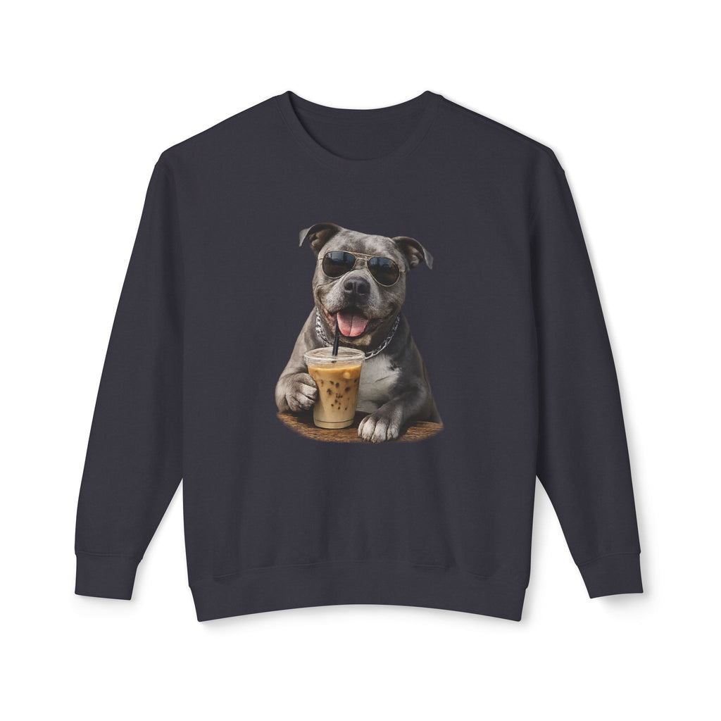 Pittie with Coffee Sweatshirt
