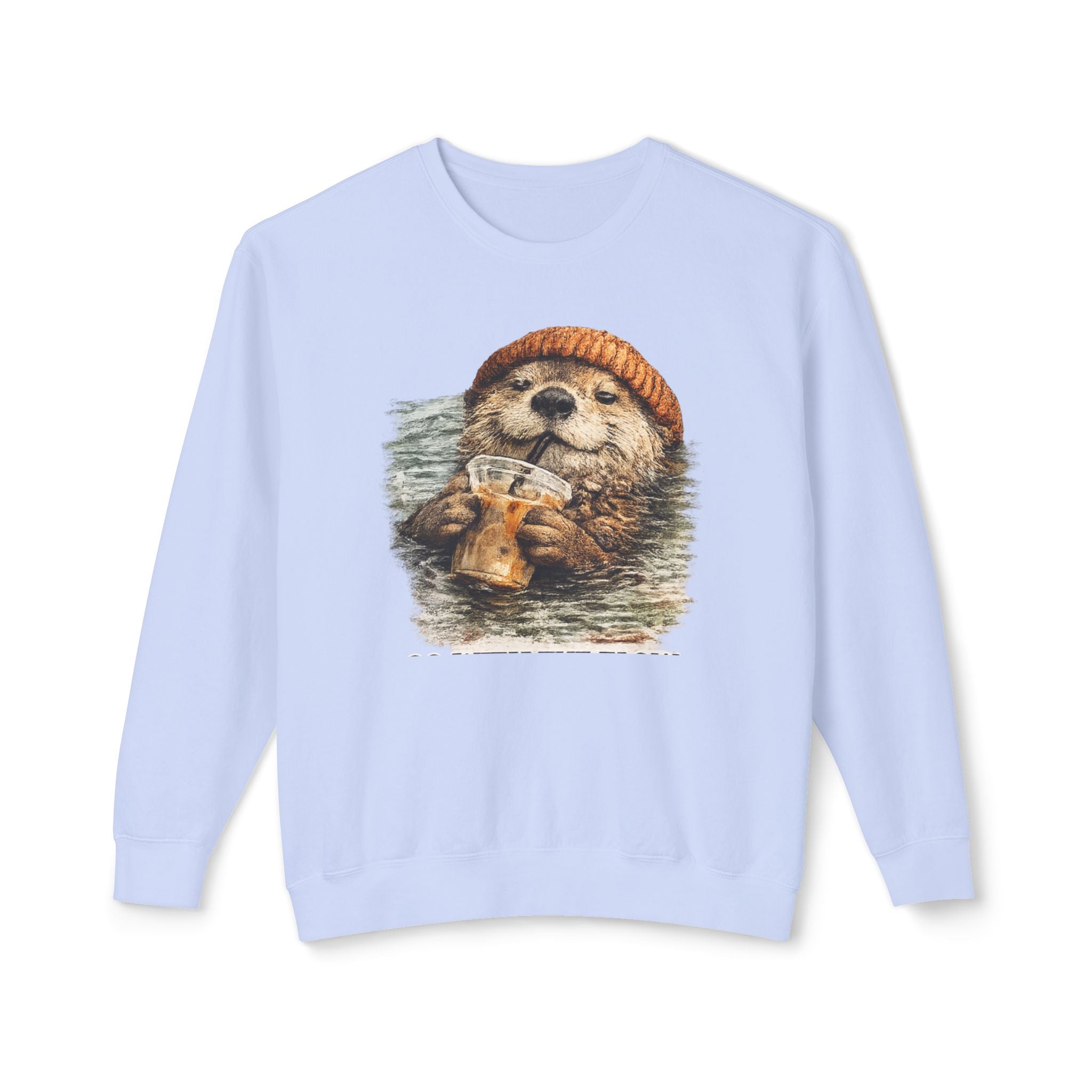 Beanie Beaver with Coffee Sweatshirt