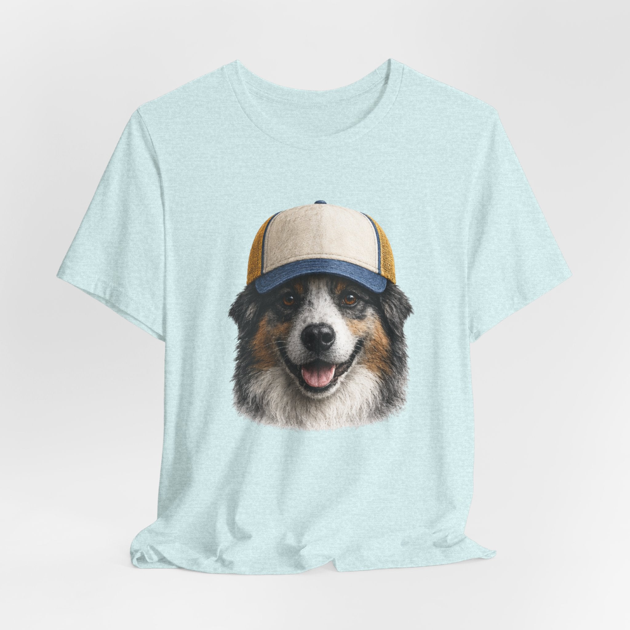 Aussie in a trucker hat