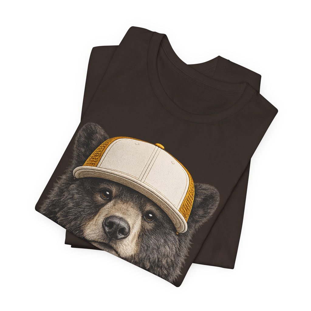 Black Bear in Trucker Hat
