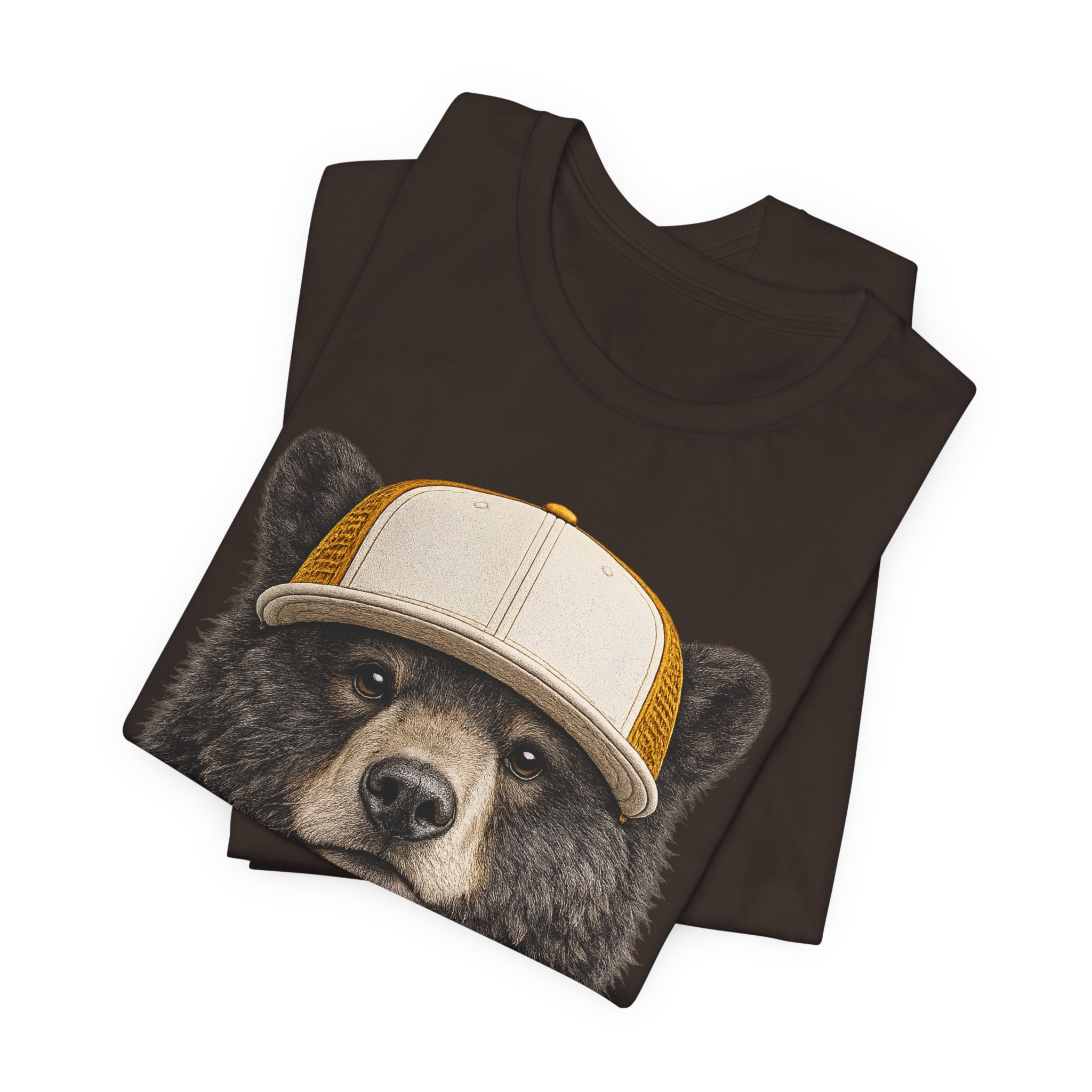 Black Bear in Trucker Hat