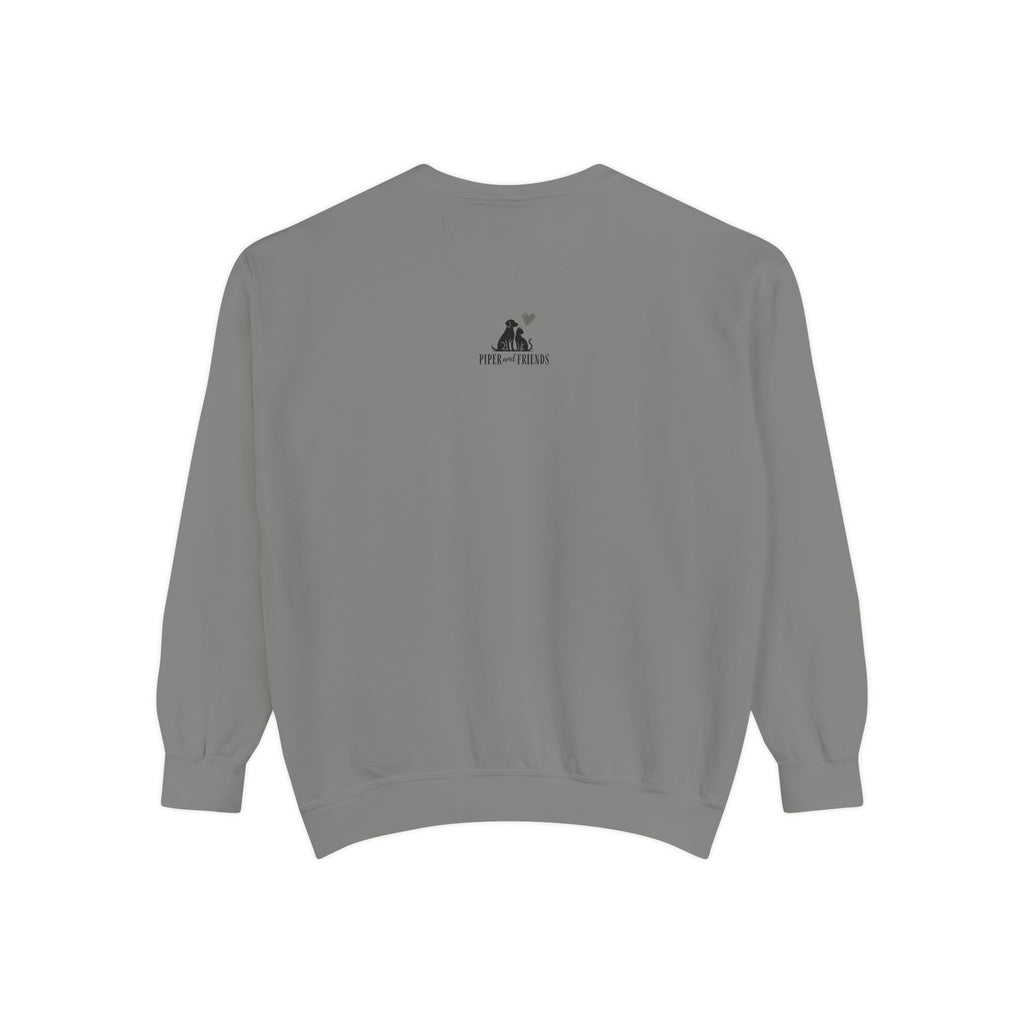 Dogs Are My Love Language Comfort Colors Crewneck Sweatshirt