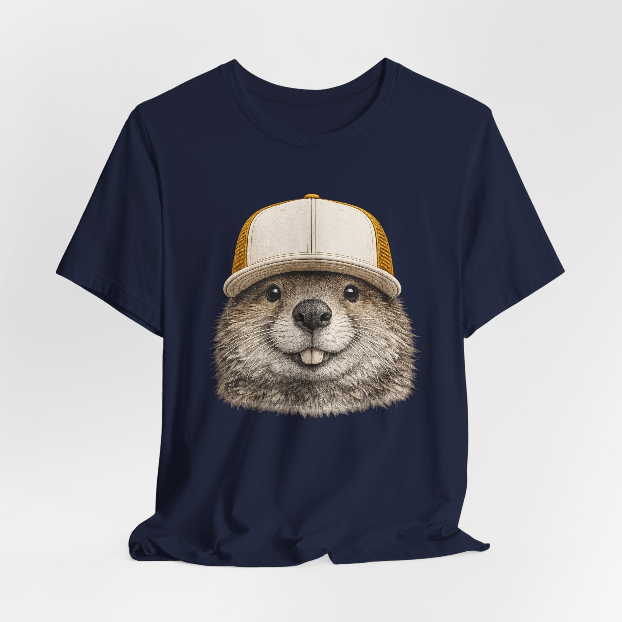 Beaver in Trucker Hat