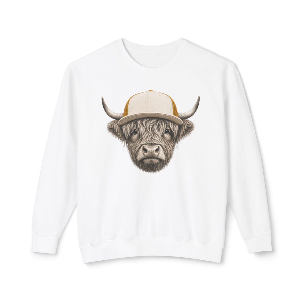 Trucker Hat Highland Cow Sweatshirt