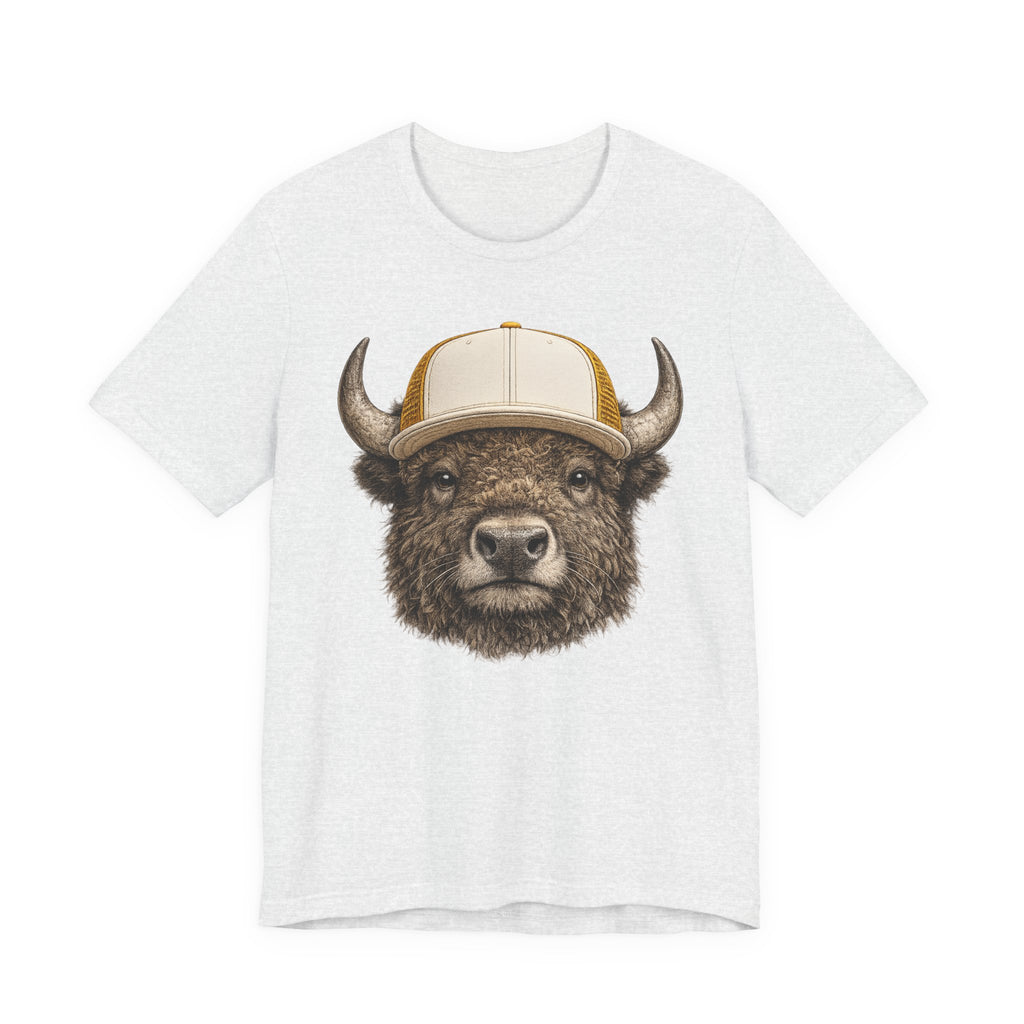 Bison in Trucker Hat