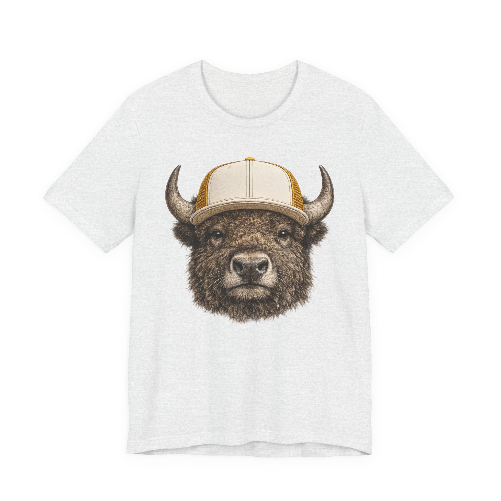 Bison in Trucker Hat