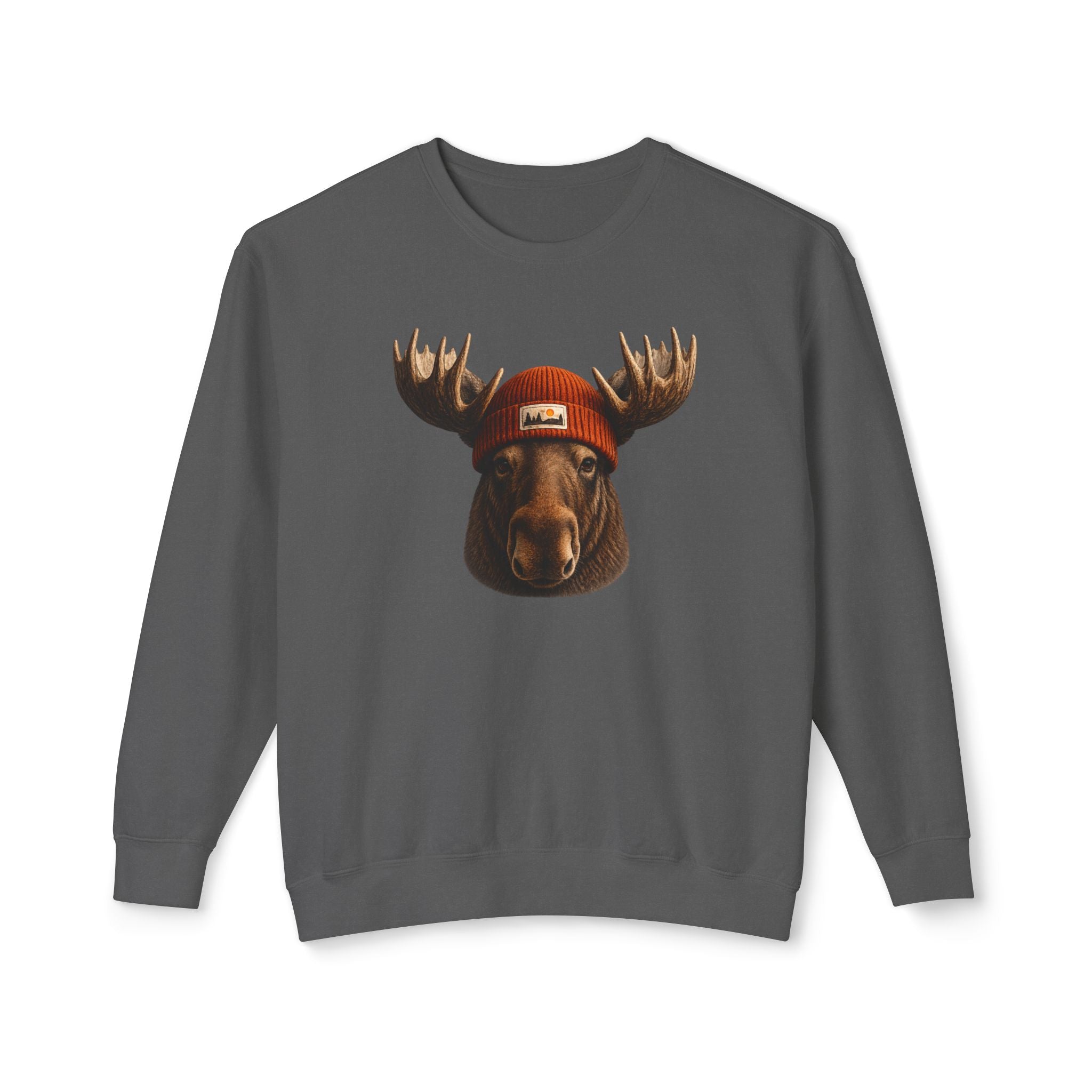 Moose Beanie Sweatshirt