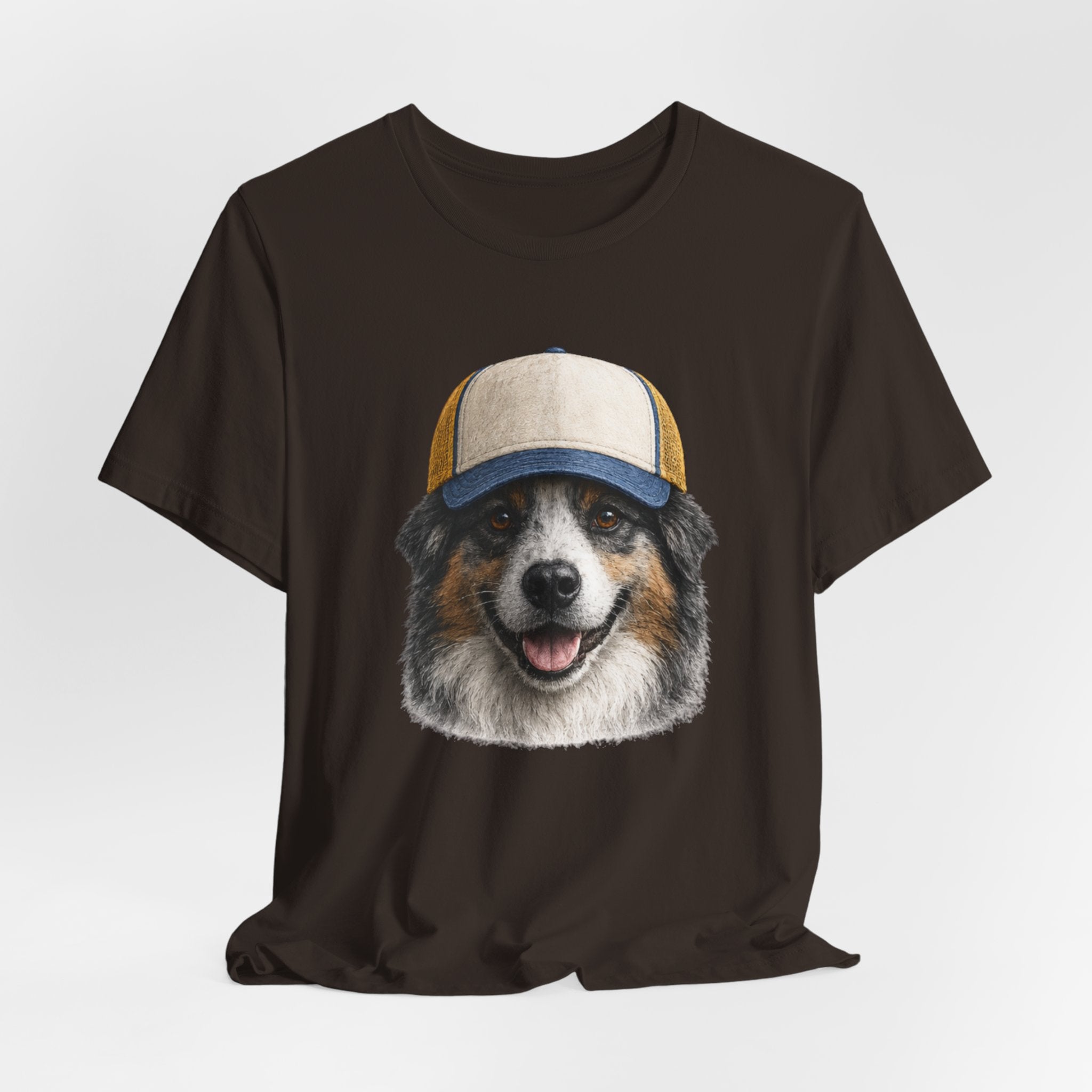 Aussie in a trucker hat
