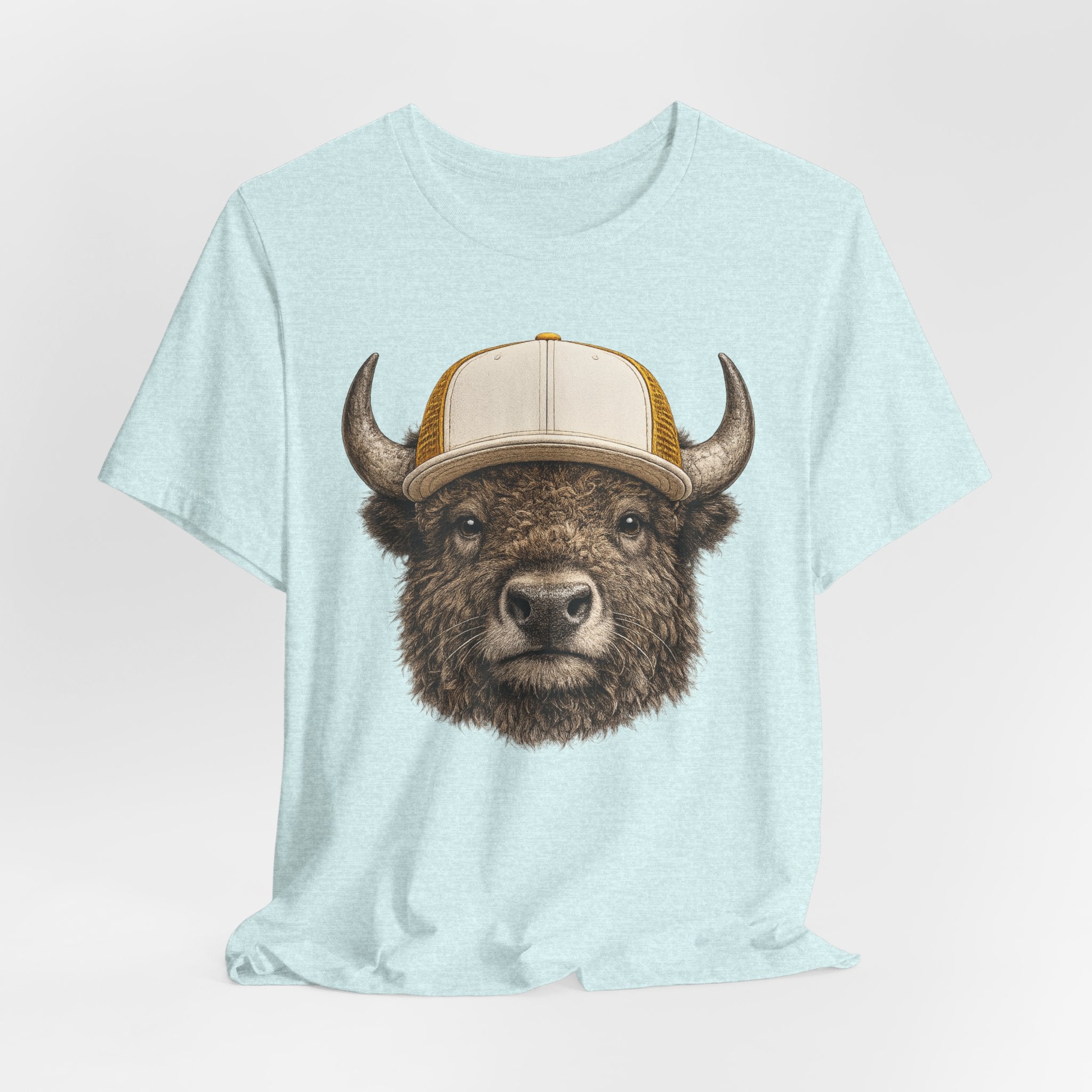Bison in Trucker Hat