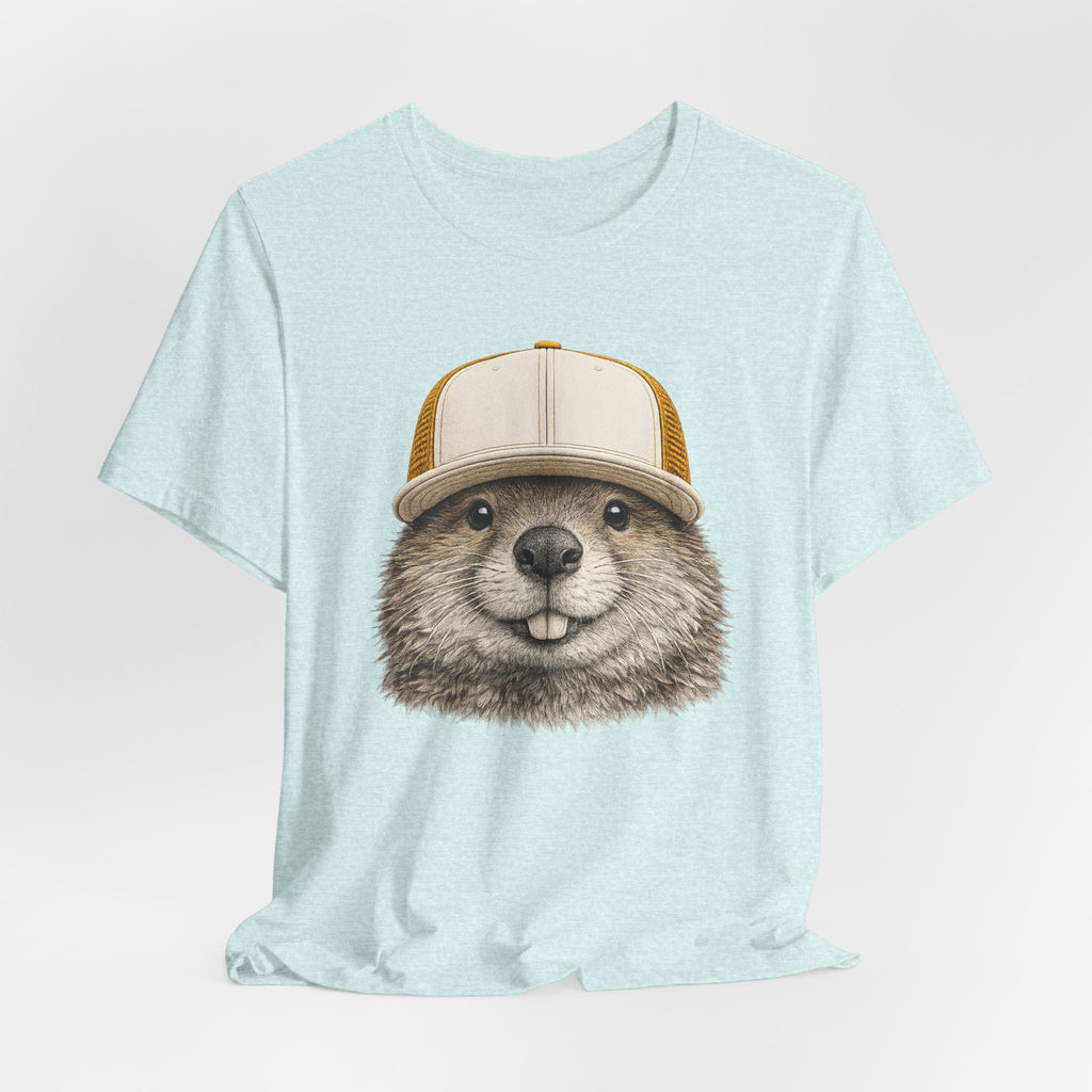 Beaver in Trucker Hat