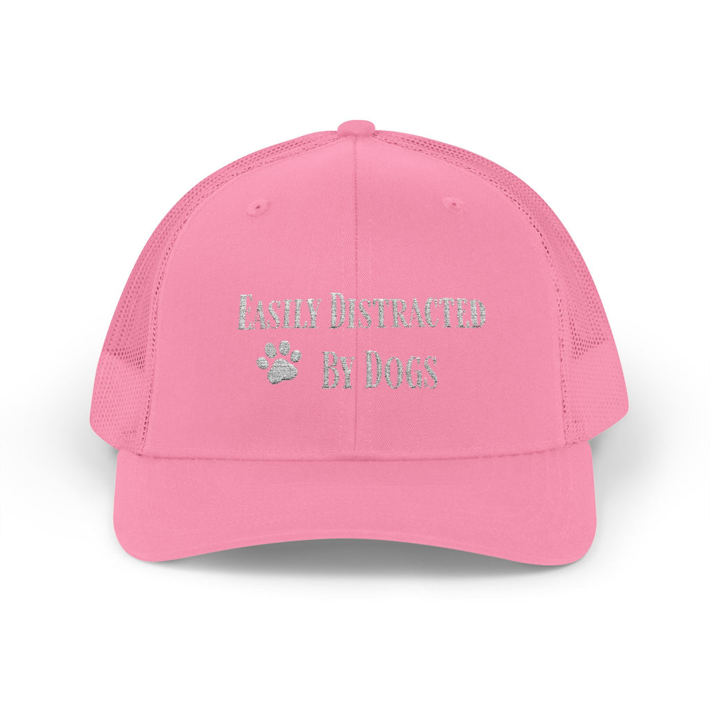 Trucker Cap — "Easily Distracted By Dogs"  Snapback
