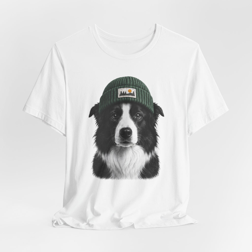 Border Collie in a Beanie