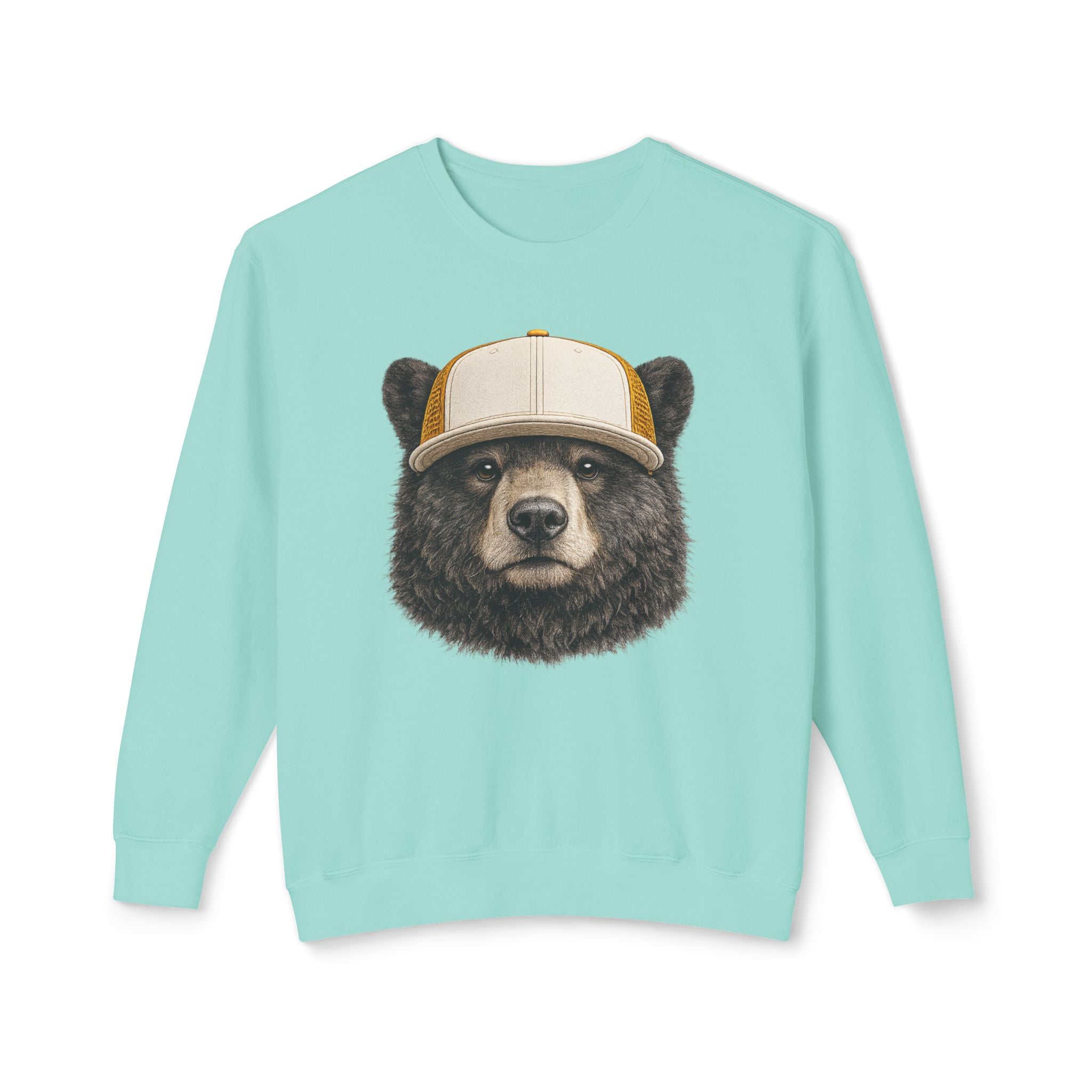 Trucker Hat Black Bear Sweatshirt