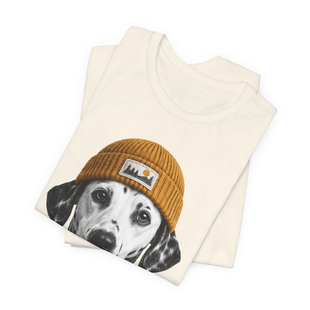 Dalmatian in a Beanie