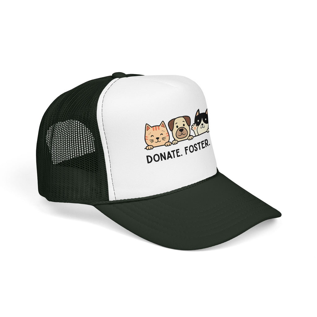 Donate Foster Adopt Trucker Hat — Rescue Pet Mesh Cap