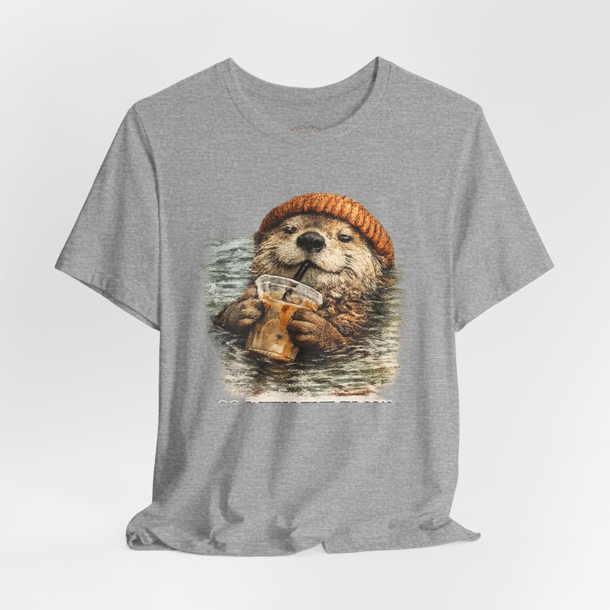 Beanie Beaver with Coffee