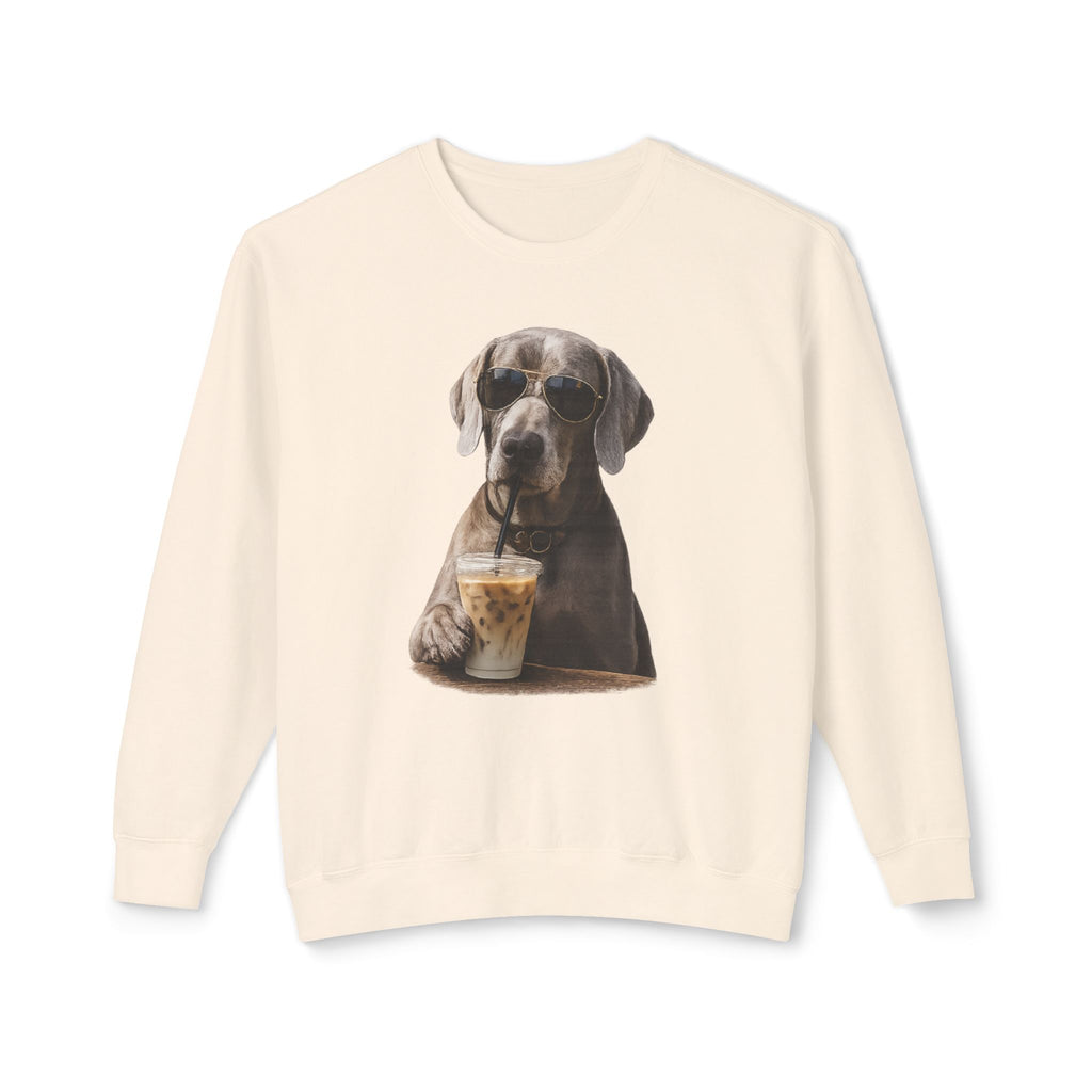 Weimaraner with Coffee Sweatshirt
