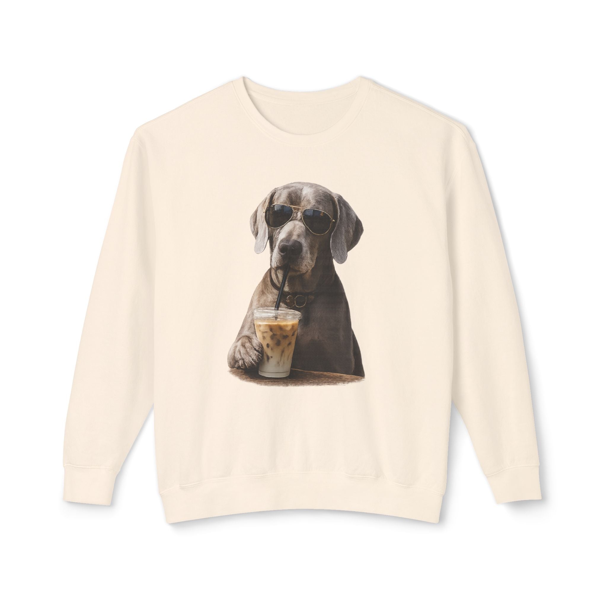 Weimaraner with Coffee Sweatshirt