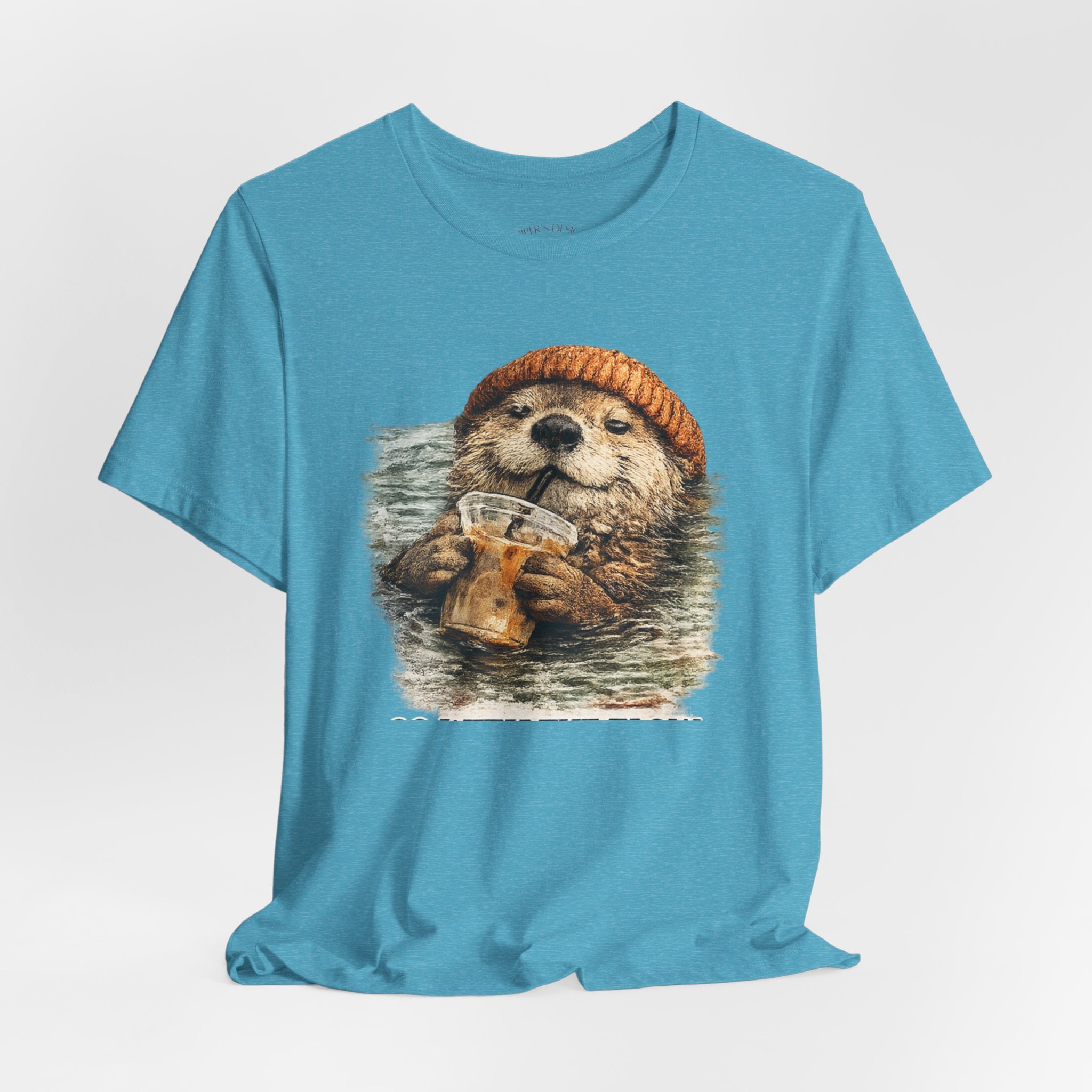 Beanie Beaver with Coffee