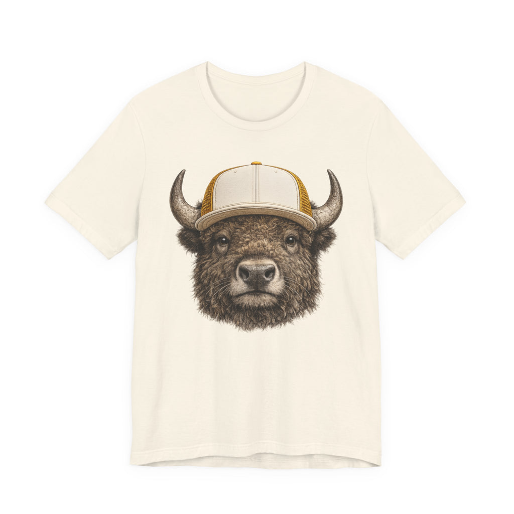 Bison in Trucker Hat