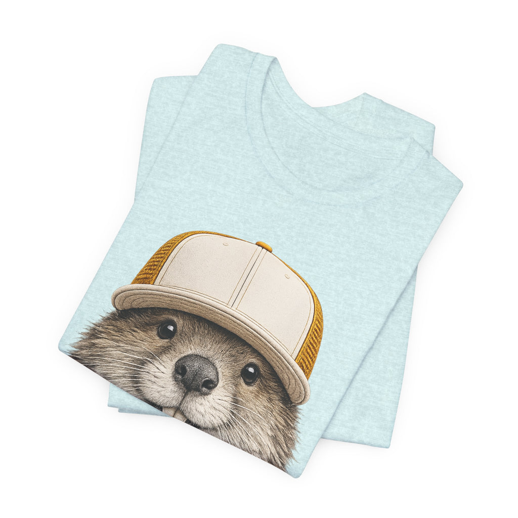 Beaver in Trucker Hat
