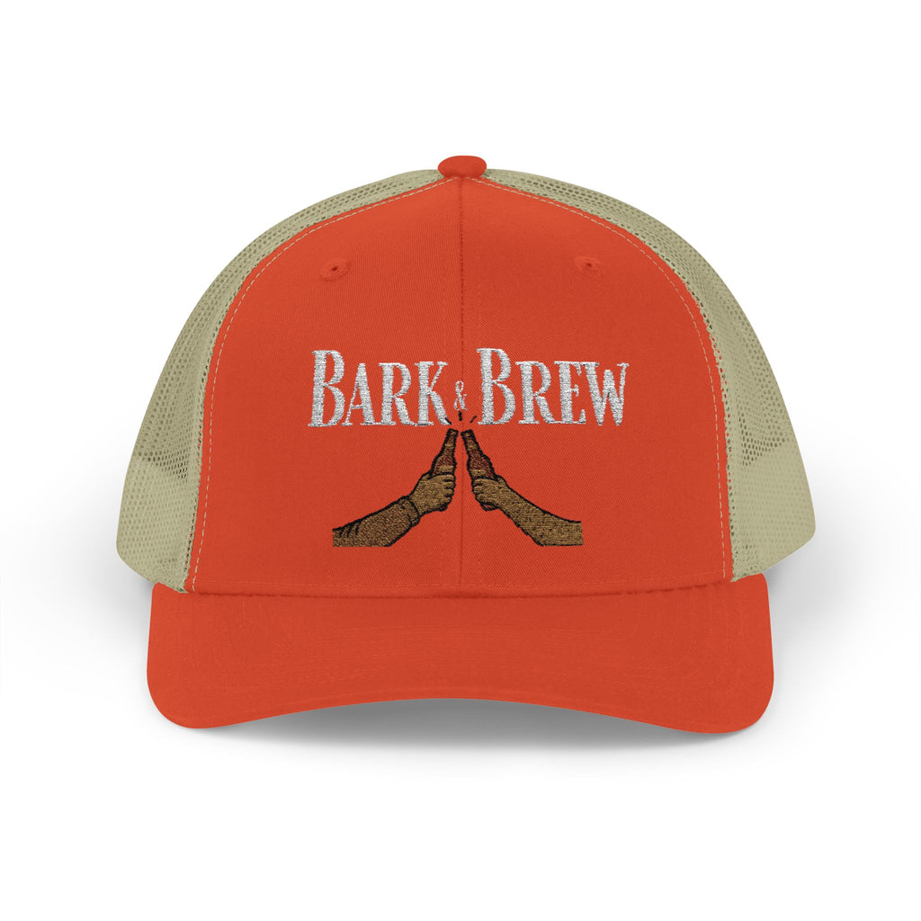 Trucker Cap — "Bark and Brew"  Snapback
