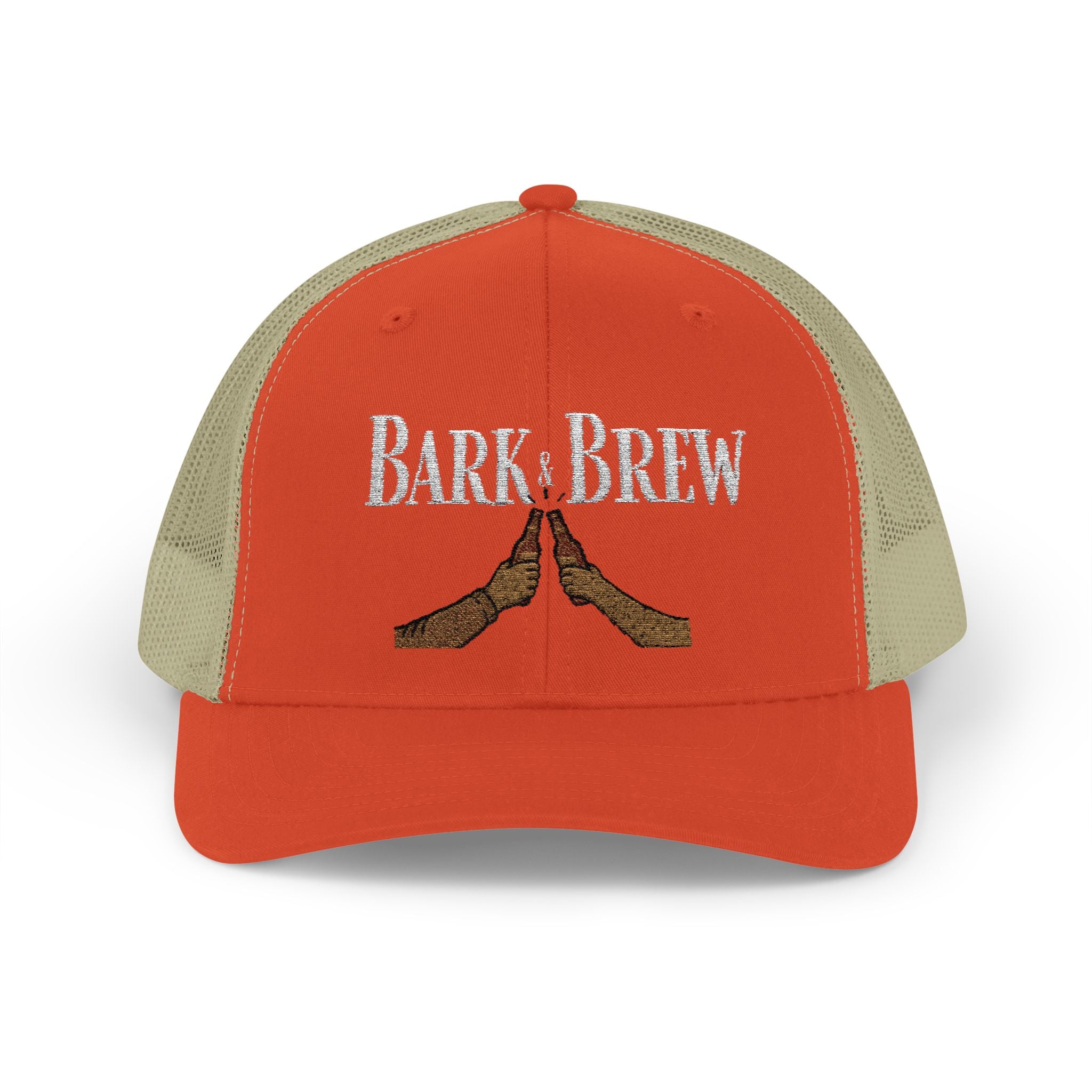 Trucker Cap — "Bark and Brew"  Snapback