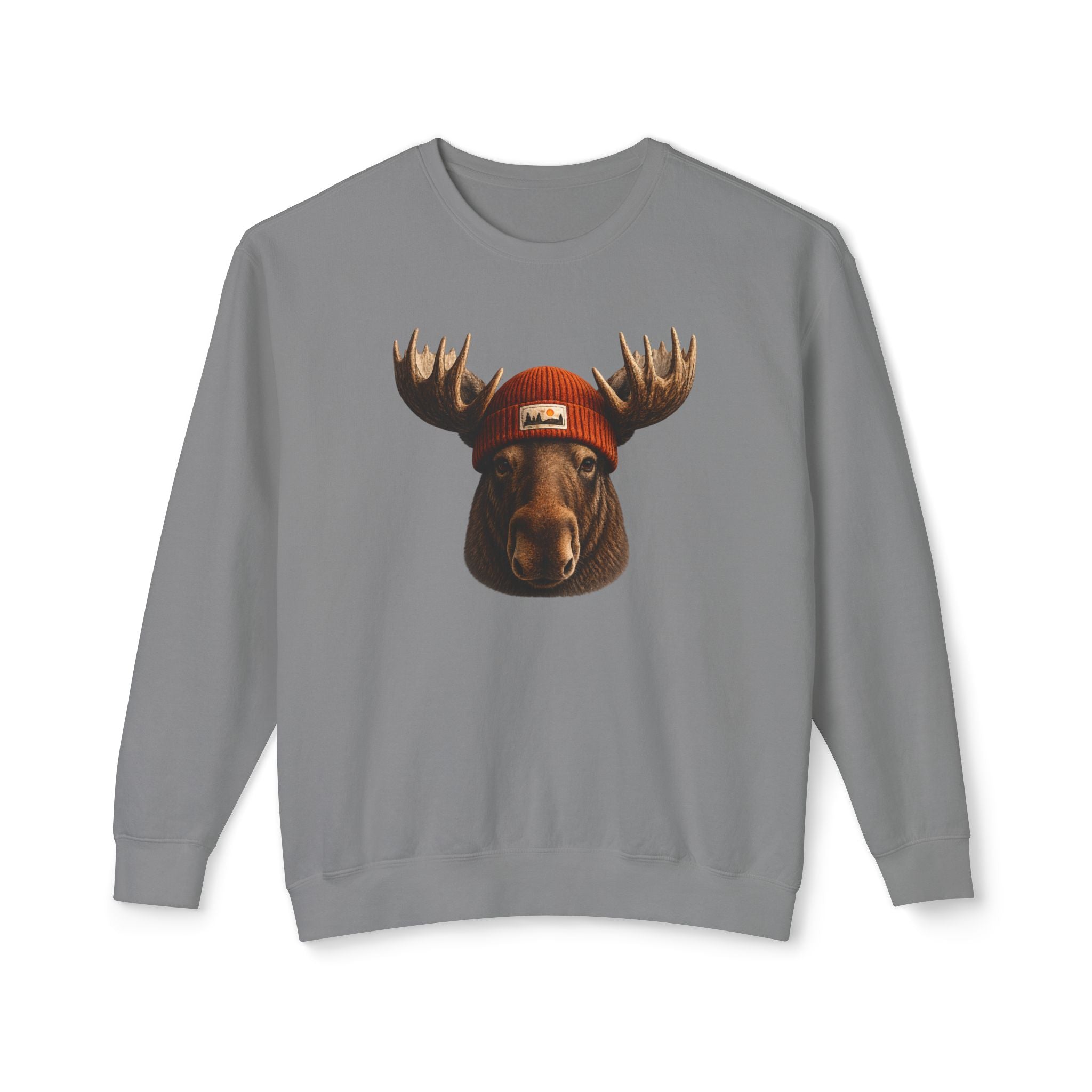 Moose Beanie Sweatshirt