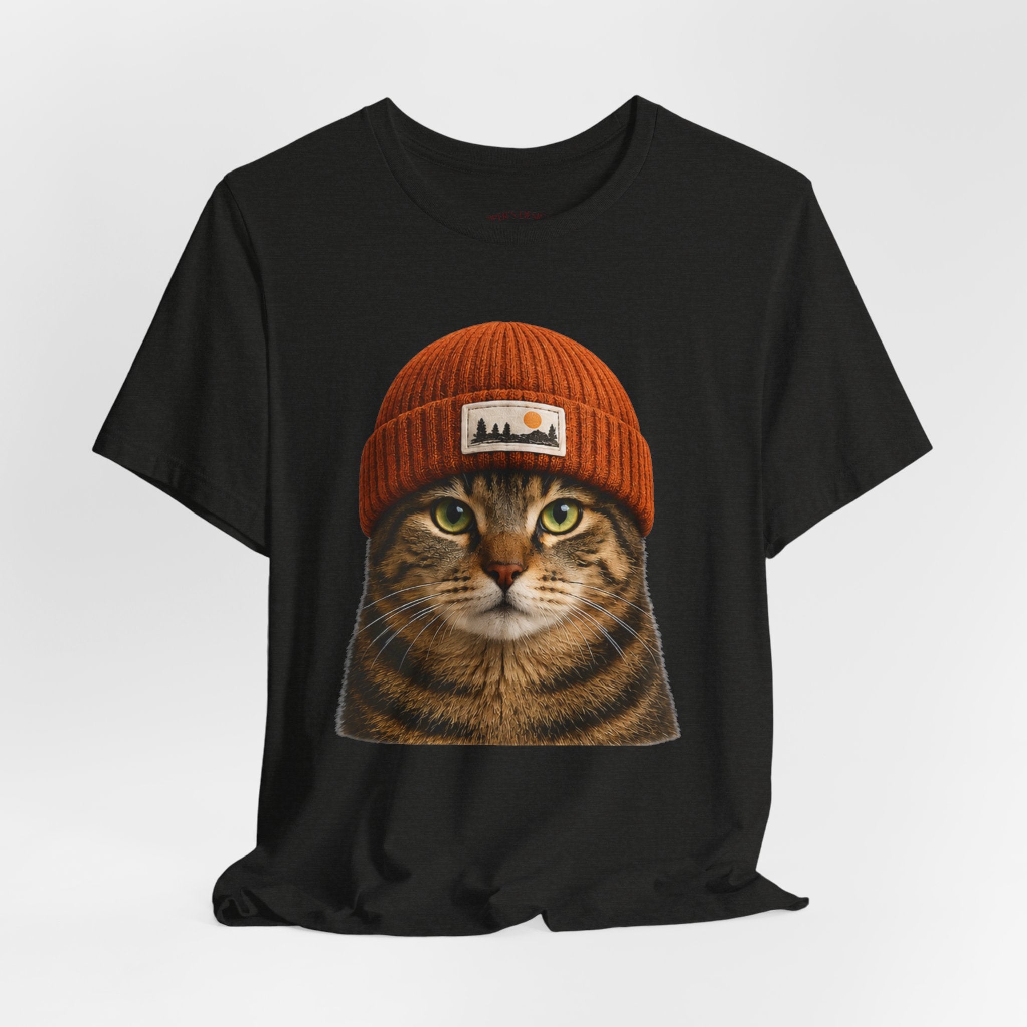 Tabby Cat in a Beanie