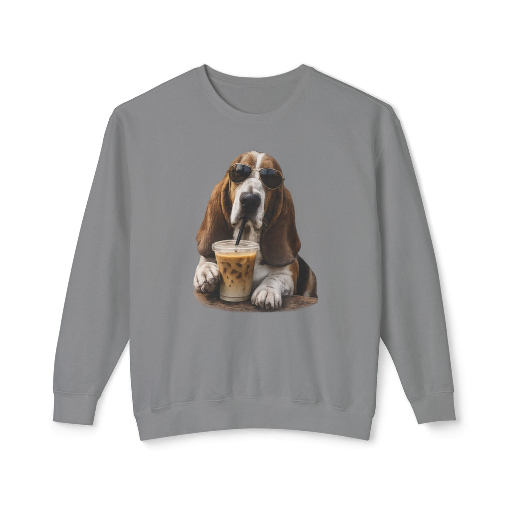 Basset with Coffee Sweatshirt