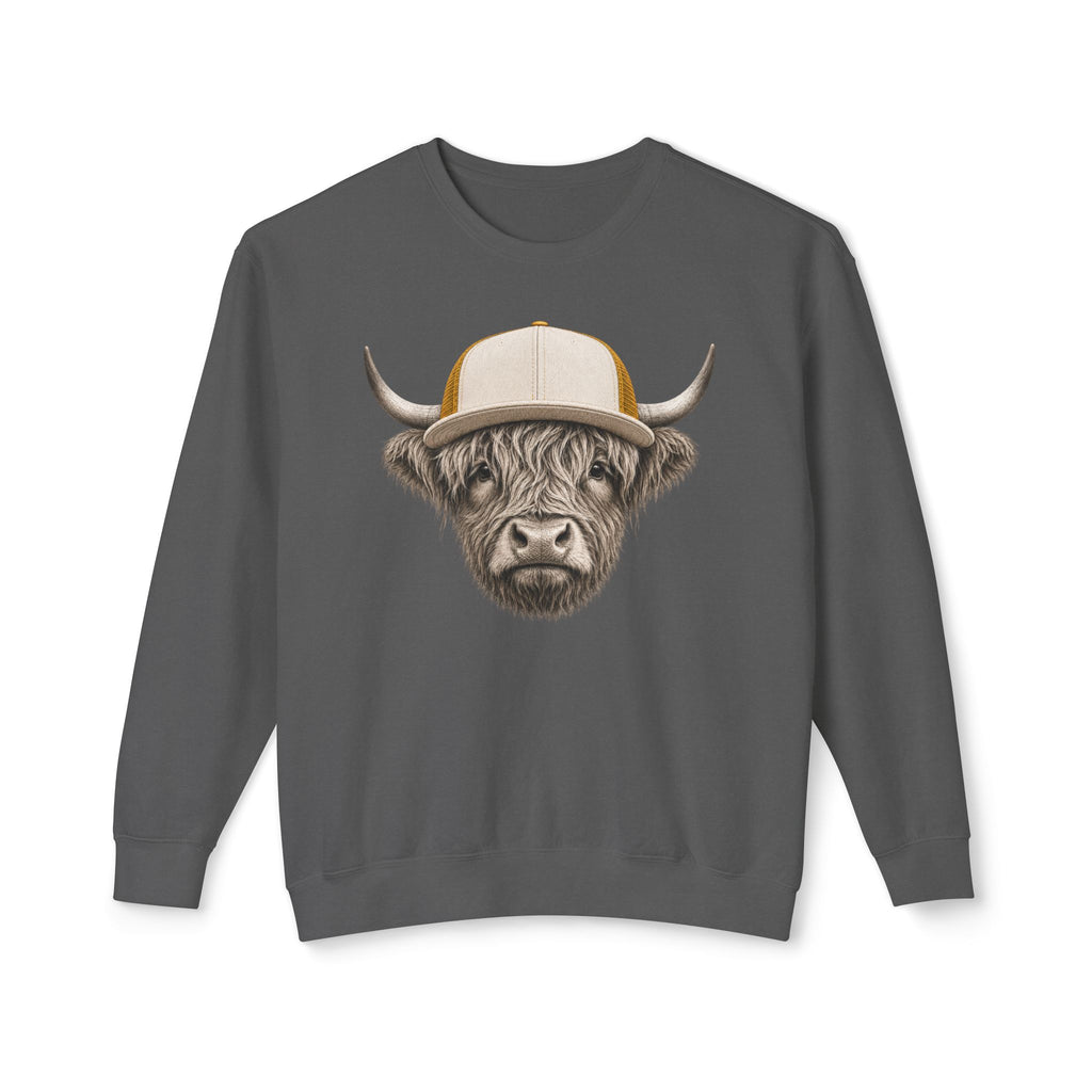 Trucker Hat Highland Cow Sweatshirt