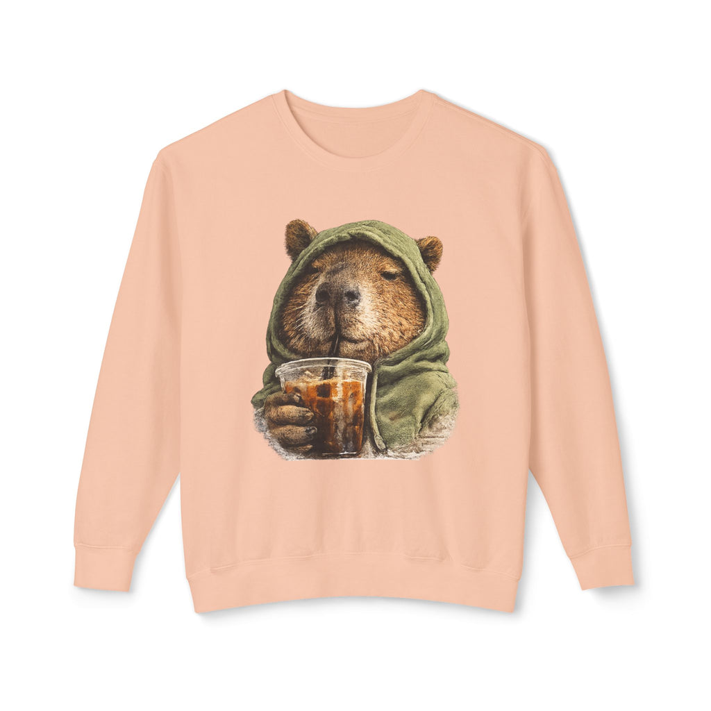 Capybara with Coffee Sweatshirt