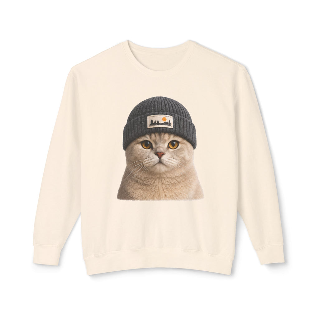 Cat Beanie Sweatshirt