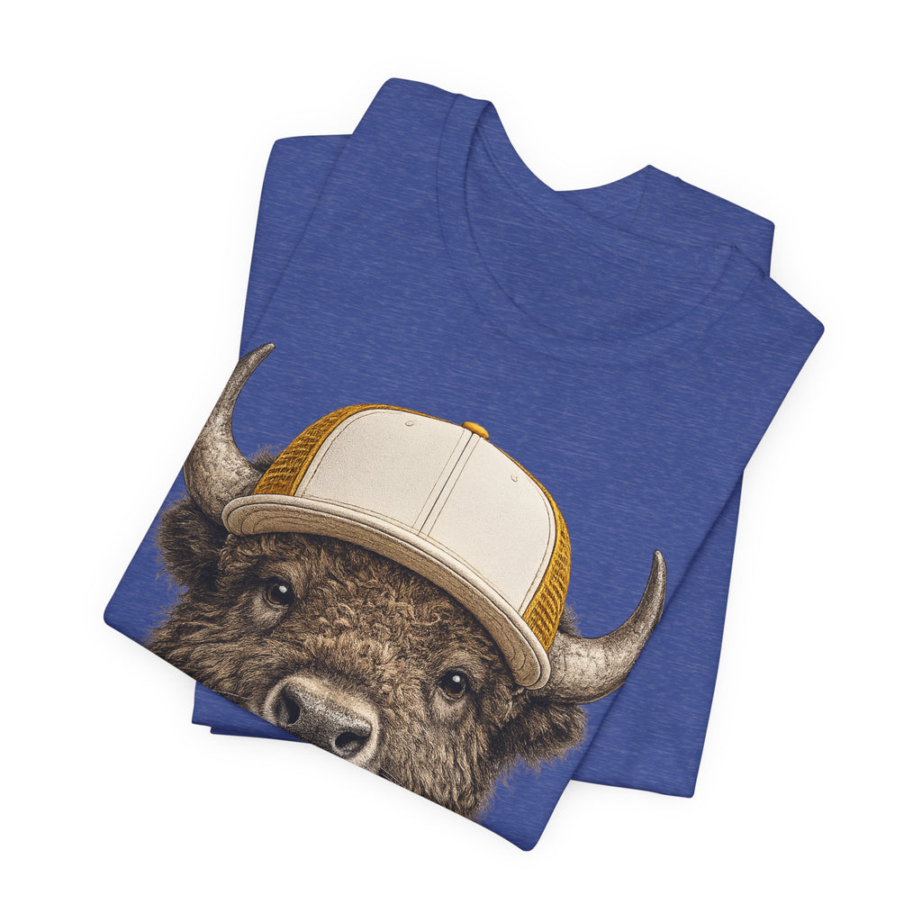 Bison in Trucker Hat