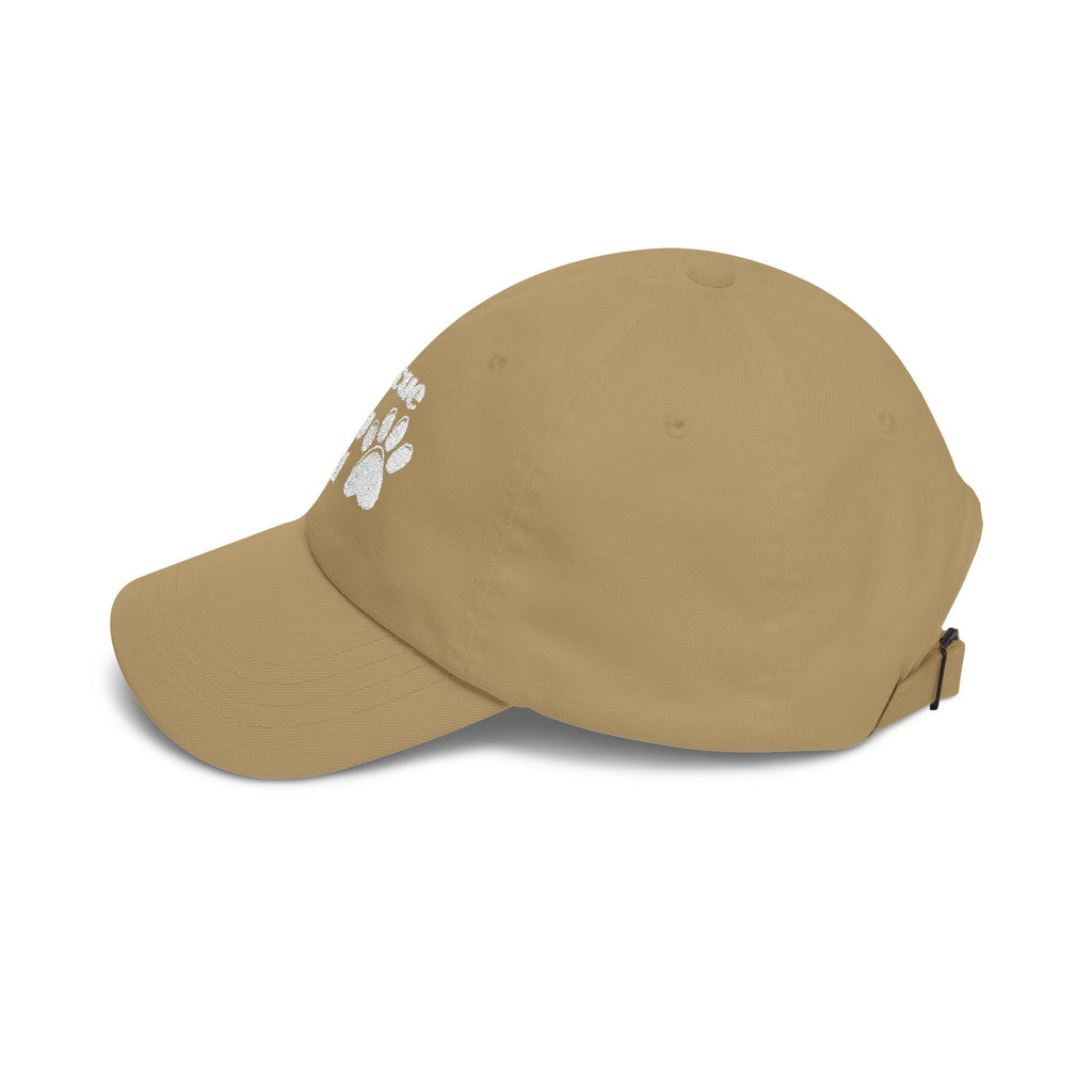 Rescue Dog Dad Hat | Embroidered Paw Print Baseball Cap