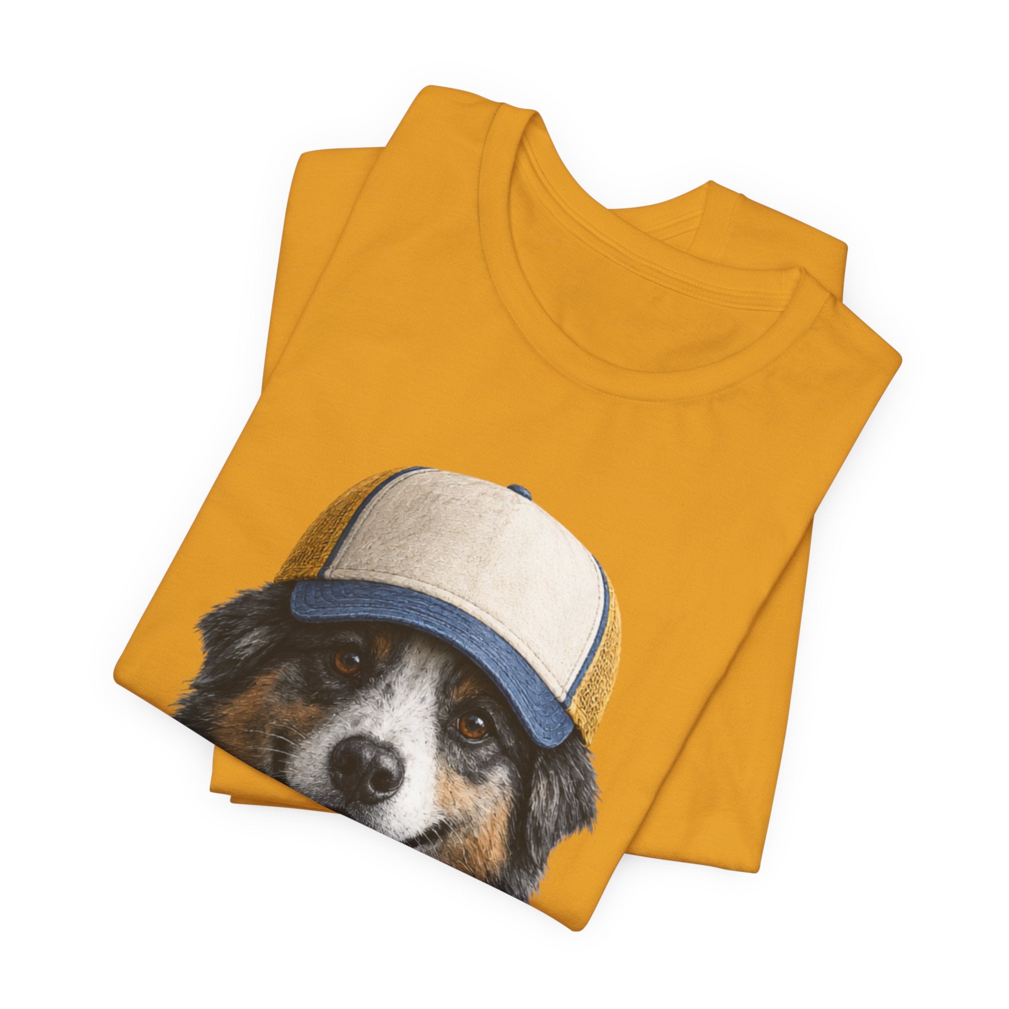 Aussie in a trucker hat