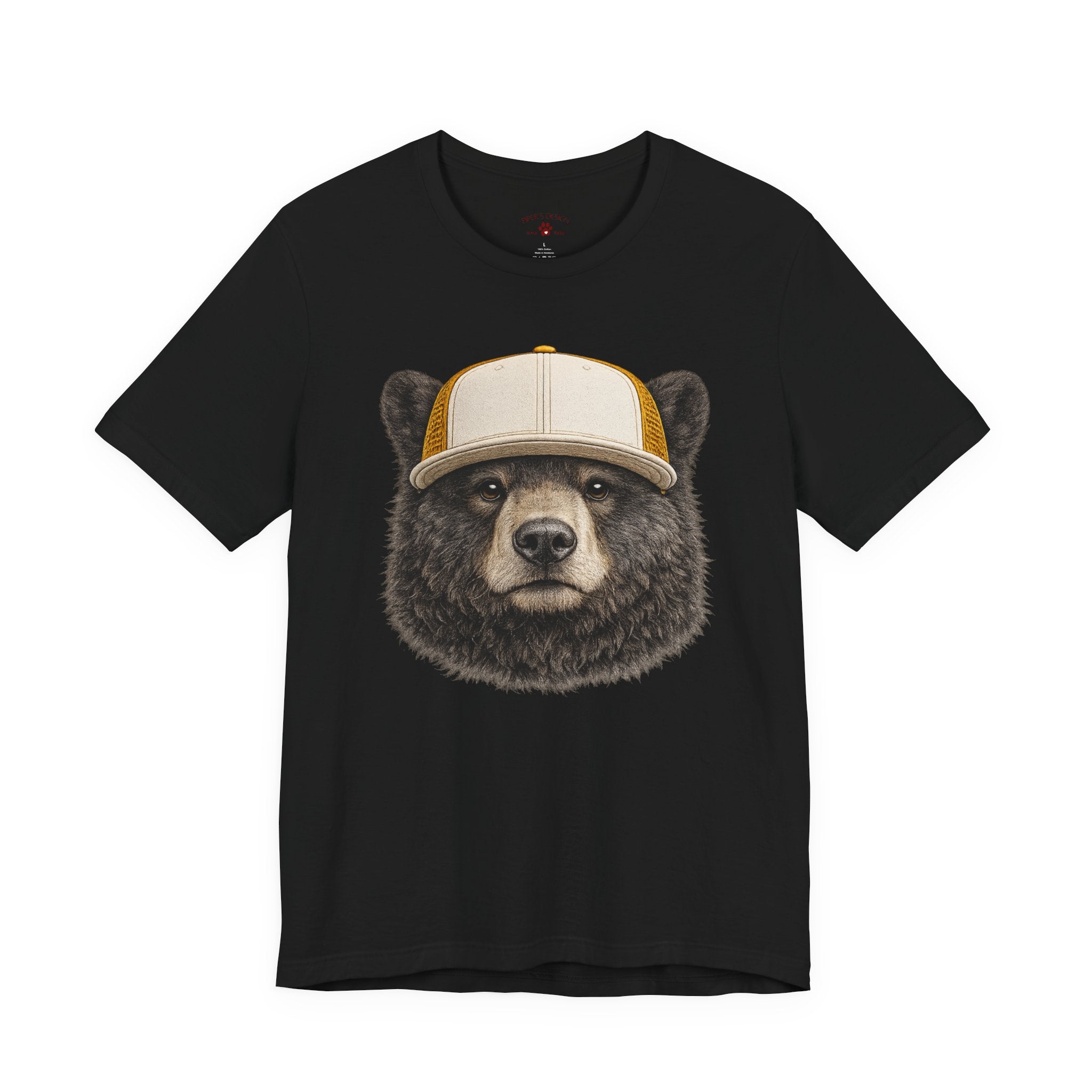 Black Bear in Trucker Hat