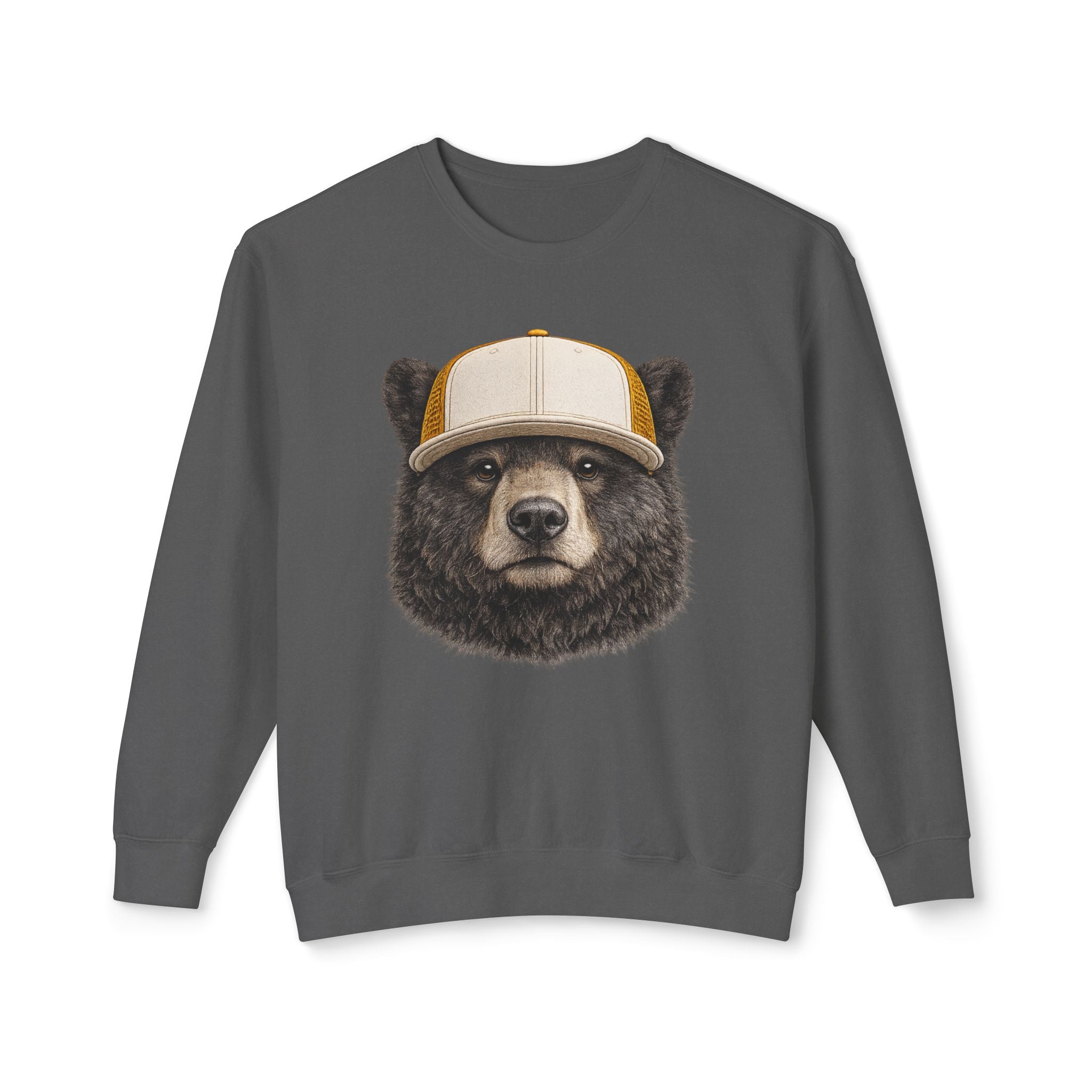 Trucker Hat Black Bear Sweatshirt