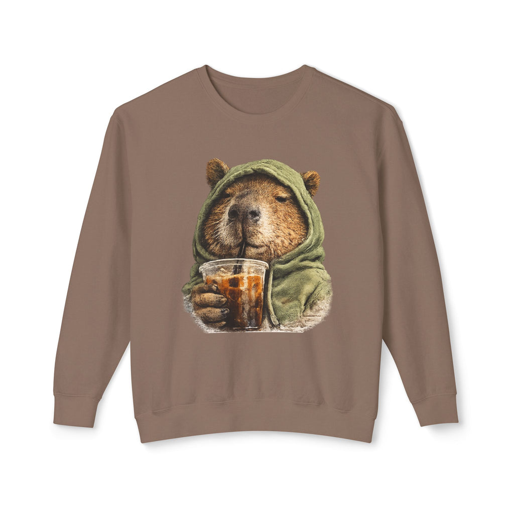 Capybara with Coffee Sweatshirt