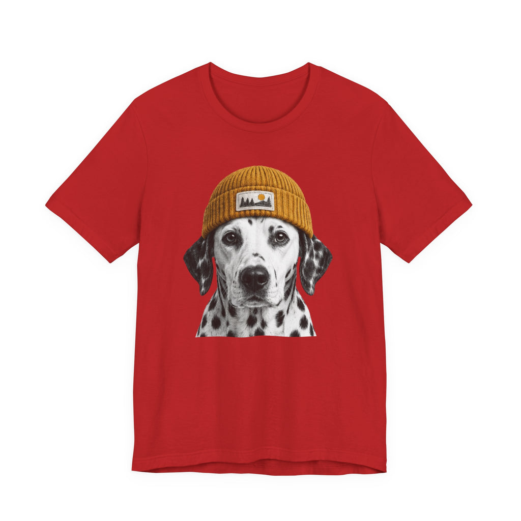 Dalmatian in a Beanie