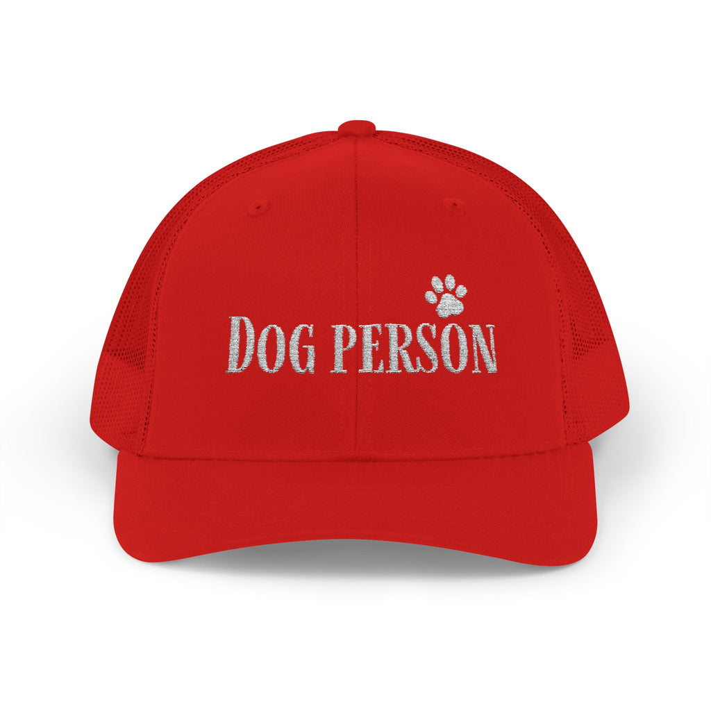Trucker Cap — "Dog Person"  Snapback