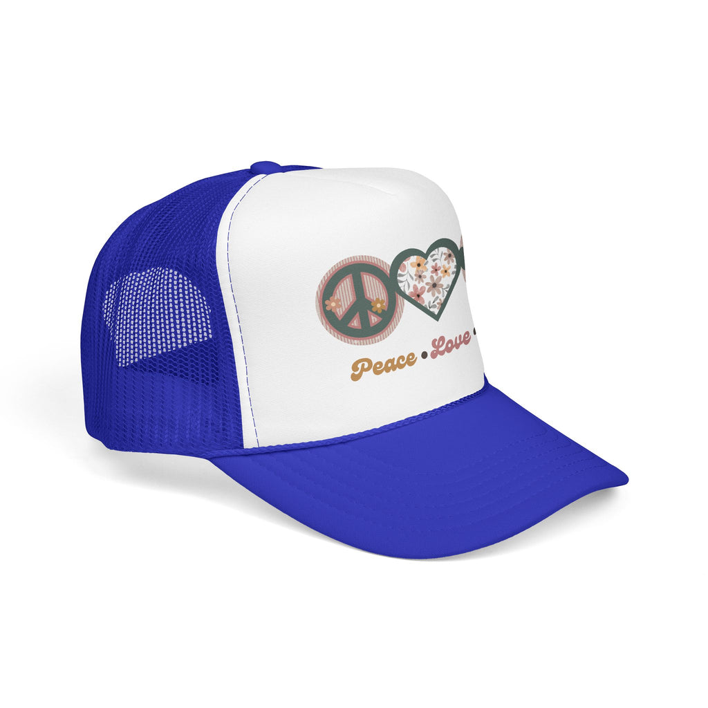 Peace Love Dogs Trucker Hat | Retro Dog Mom Hat | Boho Pet Lover Cap | Dog Lover Gift | Piper & Friends