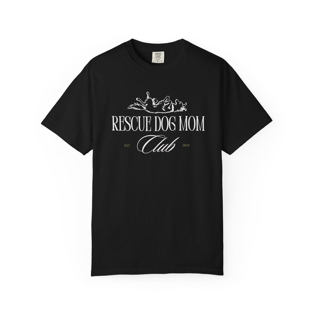 Rescue Dog Mom Club Tee | Comfort Colors® Rescue Dog Shirt | Piper and Friends