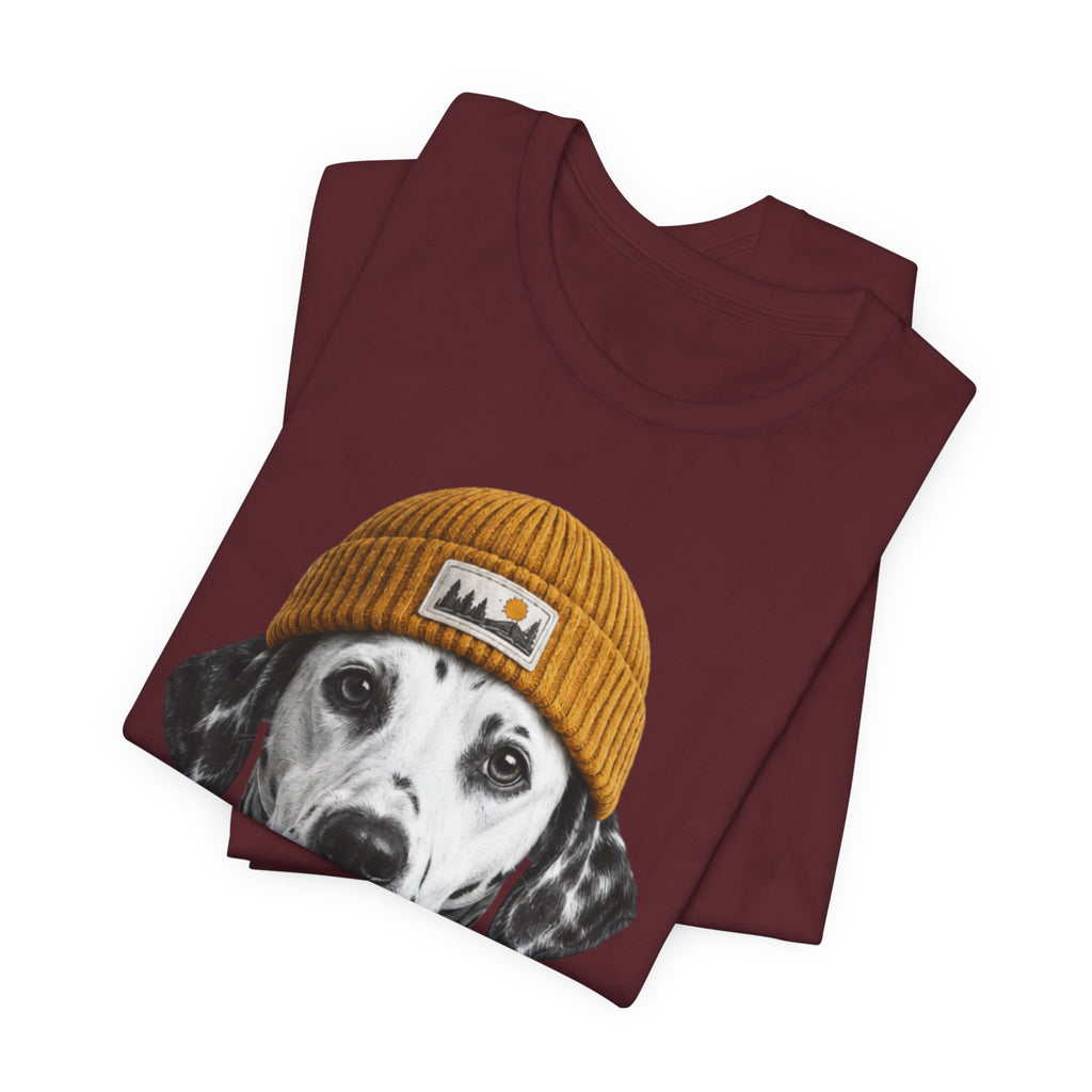 Dalmatian in a Beanie