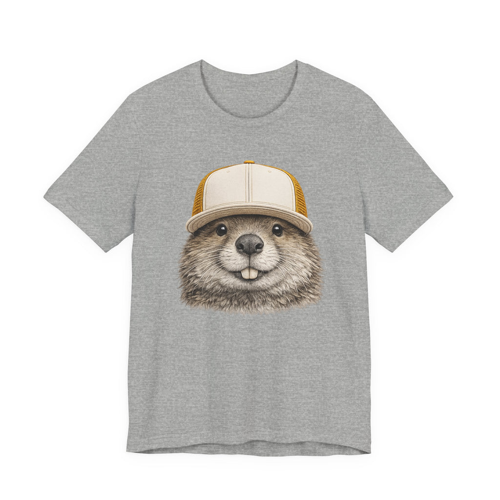Beaver in Trucker Hat