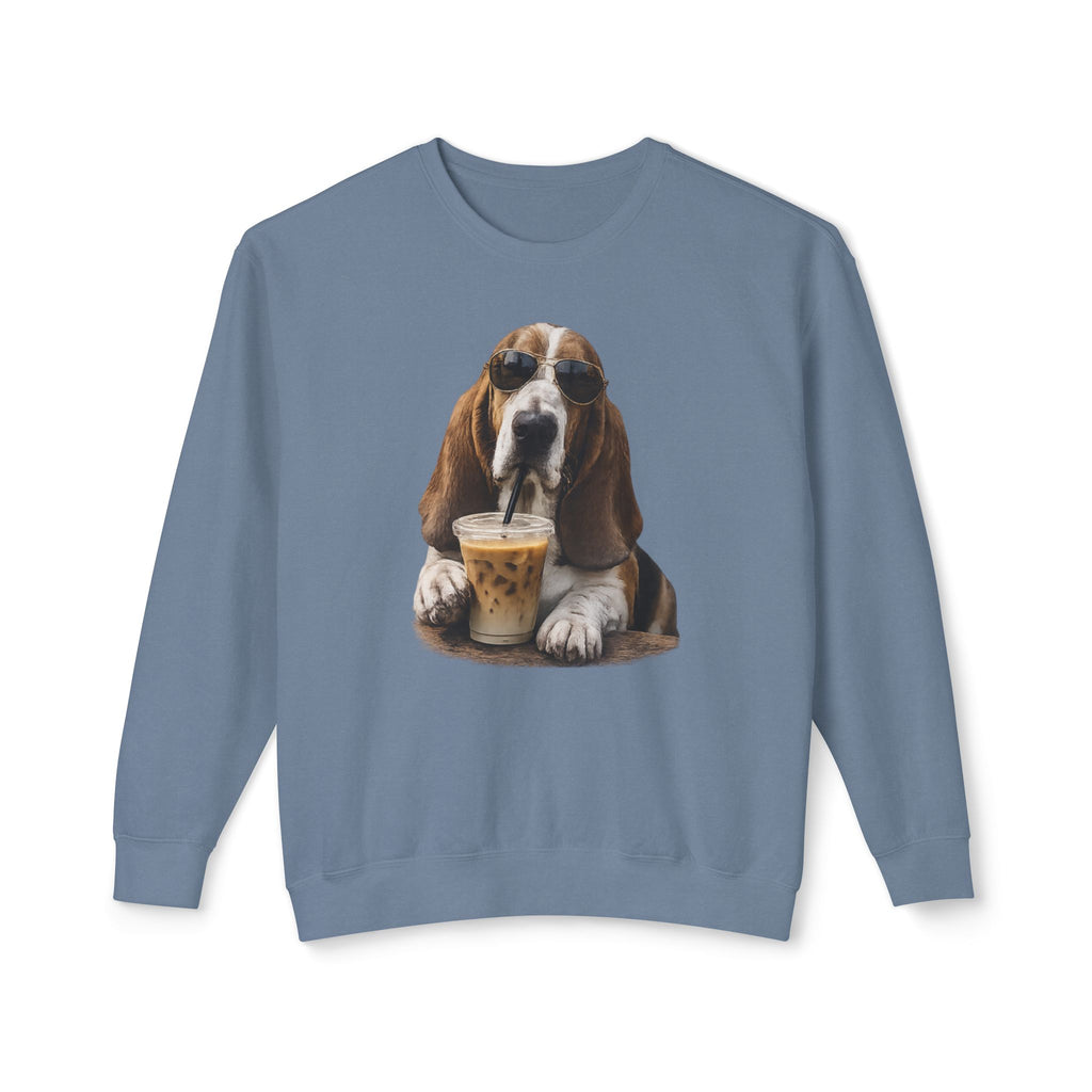 Basset with Coffee Sweatshirt
