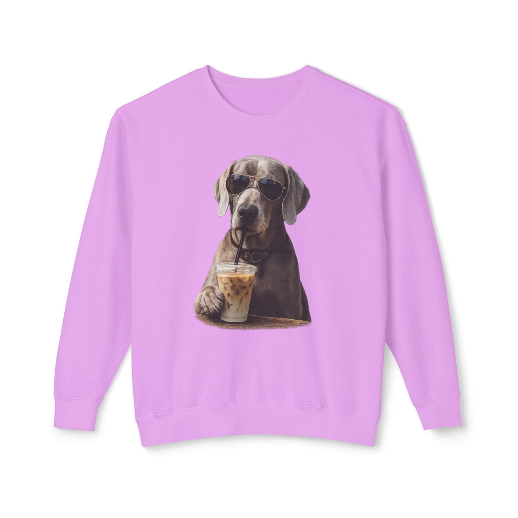Weimaraner with Coffee Sweatshirt