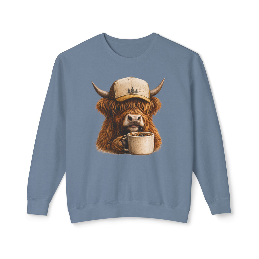 Highland Cow Coffee Sweatshirt