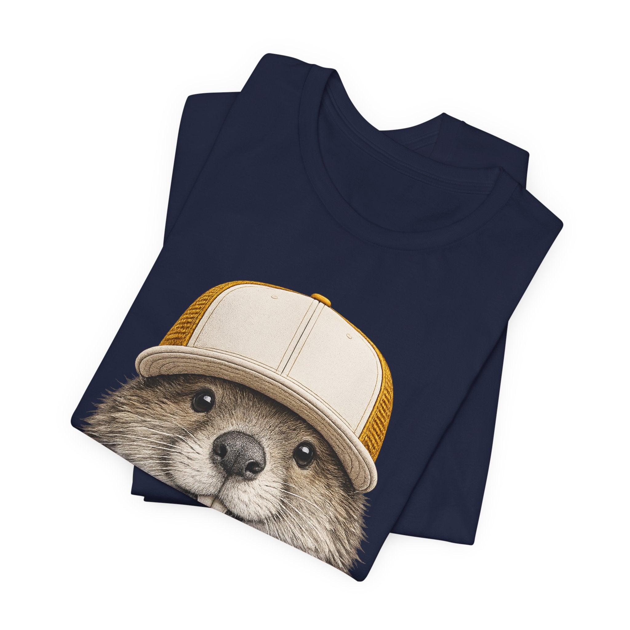 Beaver in Trucker Hat