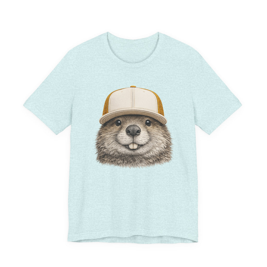 Beaver in Trucker Hat